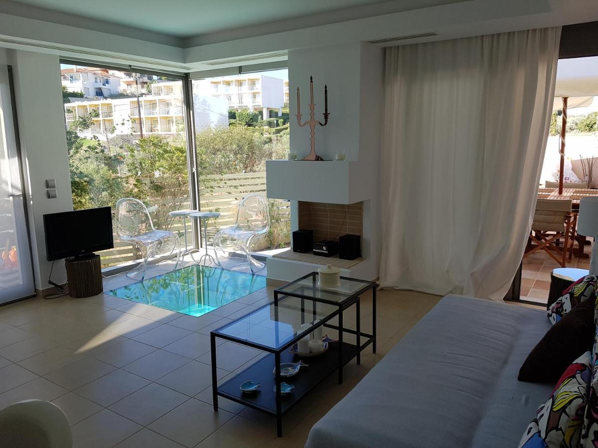 Апартаменты Rvg Rania House With Pool Порто Хели Экстерьер фото