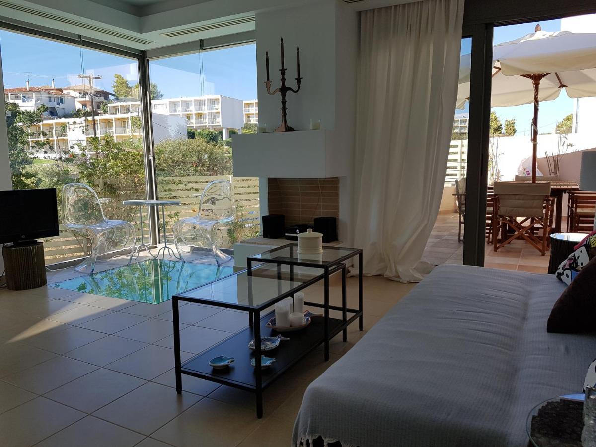 Апартаменты Rvg Rania House With Pool Порто Хели Экстерьер фото