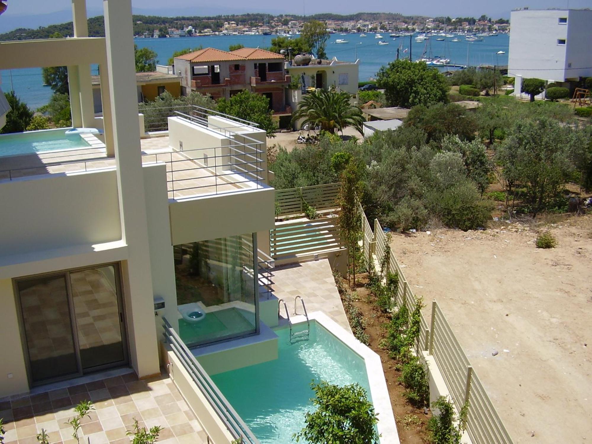 Апартаменты Rvg Rania House With Pool Порто Хели Экстерьер фото