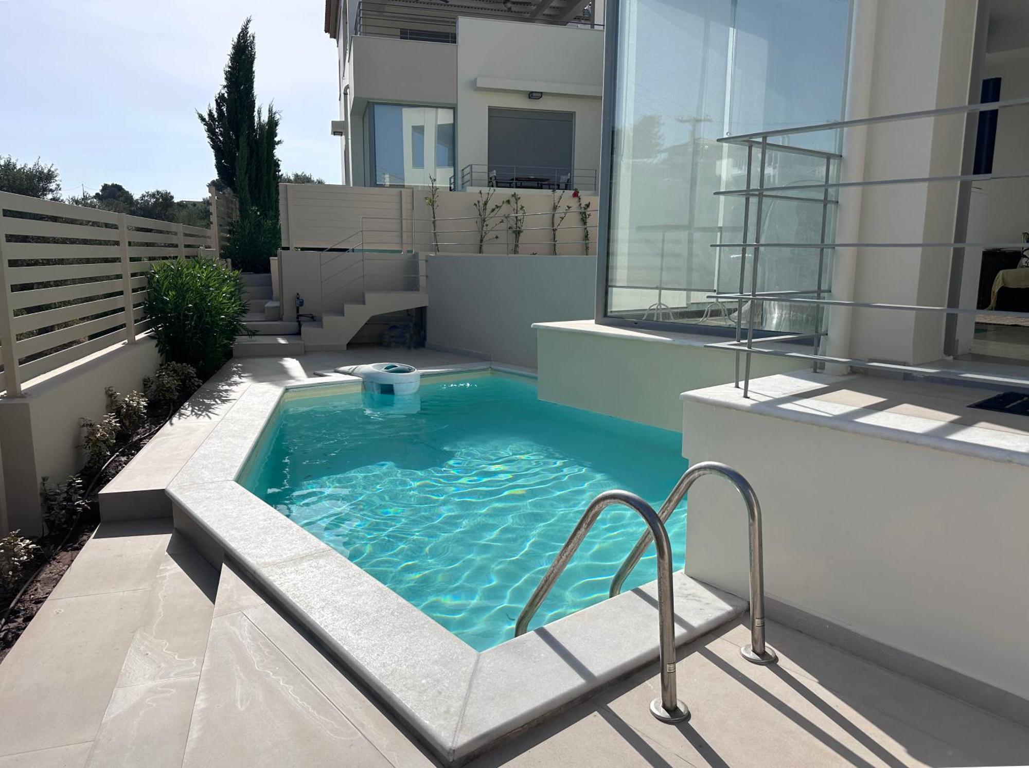 Апартаменты Rvg Rania House With Pool Порто Хели Экстерьер фото