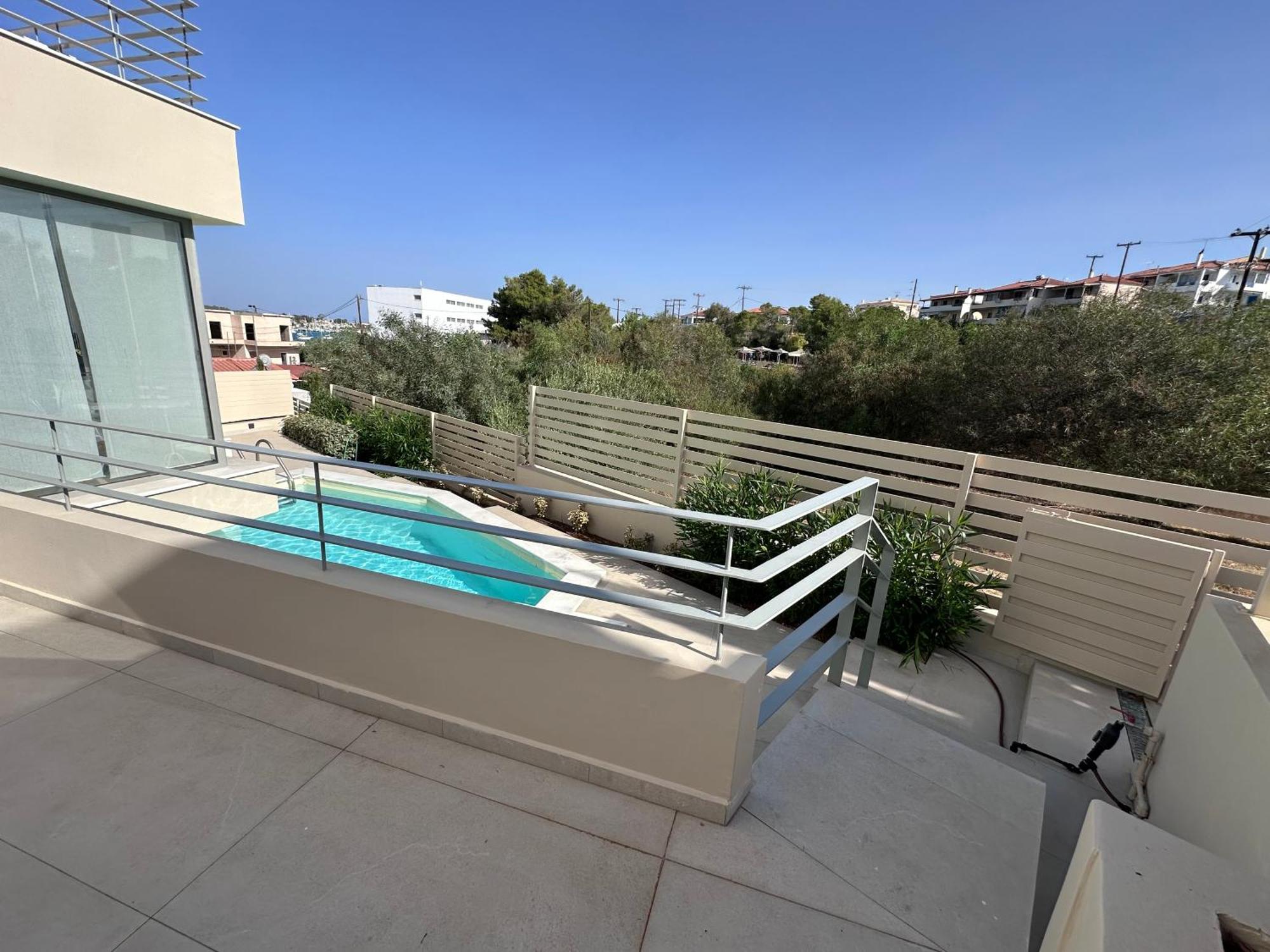 Апартаменты Rvg Rania House With Pool Порто Хели Экстерьер фото