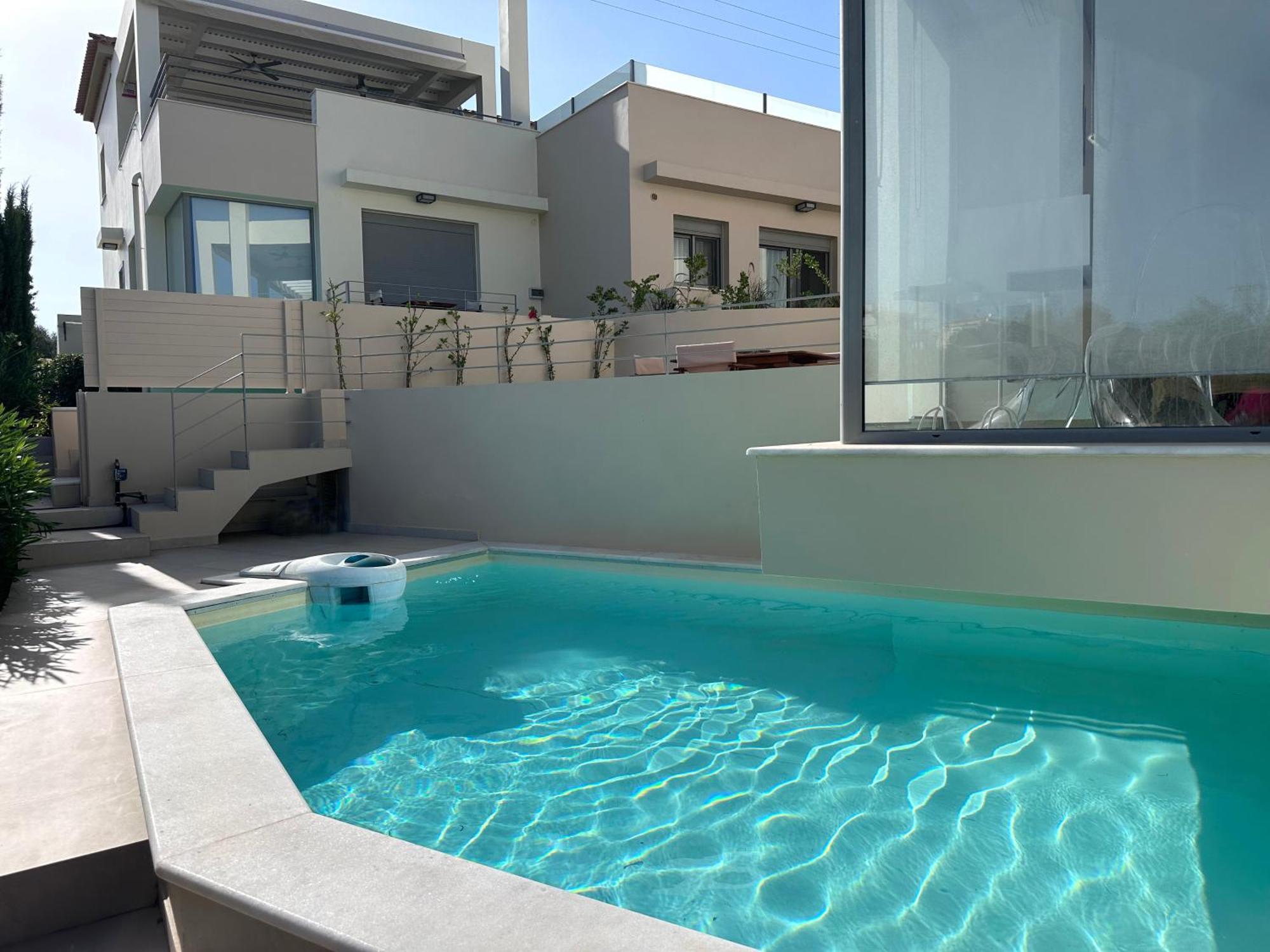 Апартаменты Rvg Rania House With Pool Порто Хели Экстерьер фото